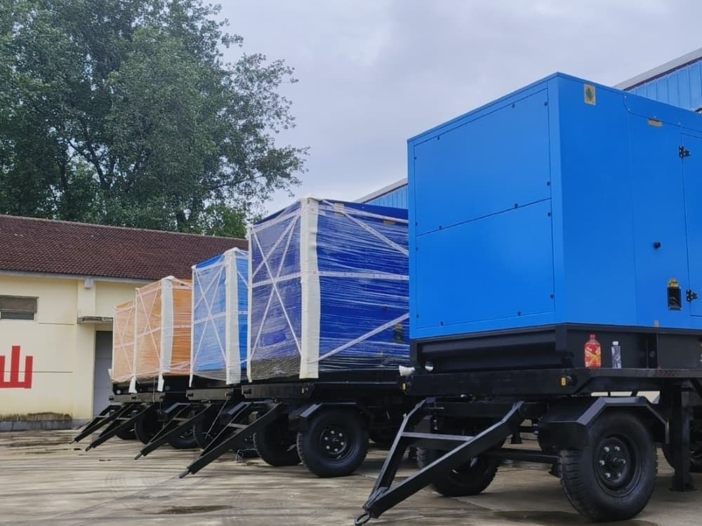 Besten exporte cinq générateurs diesel mobiles Weichai aux Philippines