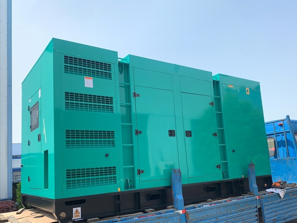 Besten exporte un générateur diesel silencieux de 500 kW avec moteur Weichai au Ghana